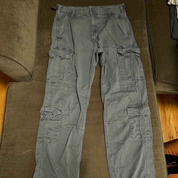 No Boundaries Charcoal Cargos - Picture 1 of 6